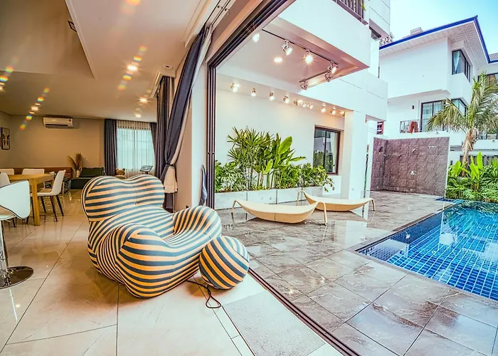 Villa 943summer Villa曼谷中心asok&tong Lor800平海天别墅